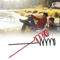 thumbnail image 4 of Spiral Fishing Rod Support, Spiral Fishing Rod Holder Metal  For Most Places, 4 of 8