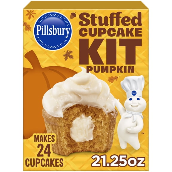 Pillsbury Stuffed Pumpkin Cupcake Mix, 21.25 oz