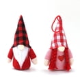 thumbnail image 1 of 2pcs Luminous Gnome Dolls Knitted Faceless Dwarf Elf with Lights Valentine Wedding Birthday Christmas Tree Shelf Table Ornaments, 1 of 7