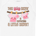 thumbnail image 4 of Inktastic This Big Sister is Expecting a Little Sister Girls Baby Bodysuit, 4 of 5