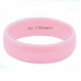 thumbnail image 3 of Metals Jewelry Pink Ceramic Wedding Band Classic High Polished 6mm Men Women Ring Size 6.5, 3 of 5
