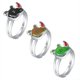 thumbnail image 4 of bague De Couleur Changeante Rhinocros Des Prairies Pour Enfants, Ouverture De La Bague Pour Hommes Et Femmes Ajustable,cadeau De Vacances Pour Tud, 4 of 4