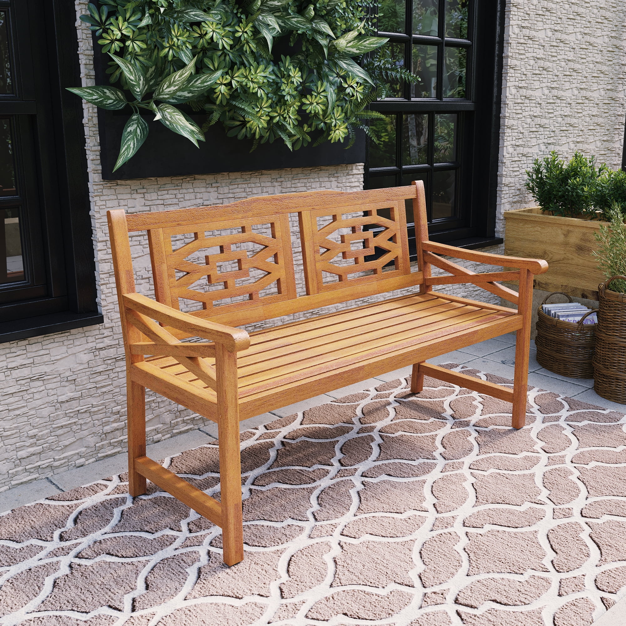 Martha stewart 2024 outdoor loveseat bench