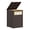 Brown-Courier Logo Label, variant on Nihsuao 48-Gallon Outdoor Package Delivery Box - Large Resin Storage Container with Lockable Lid, Waterproof Deck Box for Porches, Patios, Curbside, Black