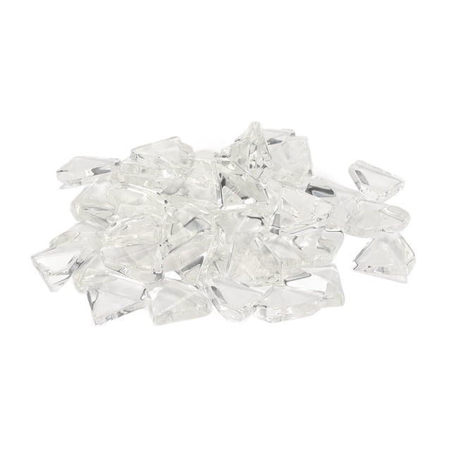 Consejos de exposición de color de arte de uñas, Pequeña transparente segura para usar 50 pianas de esmalte de color de uñas de vidrio de diamante para bricolaje