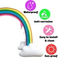 thumbnail image 3 of Inflatable Rainbow Cloud Sprinkler Toys, 8 x 5.5 Ft Summer Sprinkler Backyard Water Park Supply for Kids 103, 3 of 3