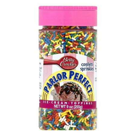 Betty Crocker Ice Cream Toppings, Confetti Sprinkles