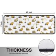 thumbnail image 5 of Kitchen Rugs Sets Of 2,Cartoon Construction Vehicles Bulldozers Anti Fatigue Kitchen Mat Rugs Non Slip Washable,Decorative Kitchen Floor Mats for Kitchen,Sink,Laundry,17"x47"+17"x47", 5 of 5