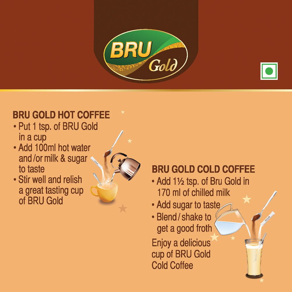 bru gold coffee mug offer