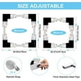 thumbnail image 2 of Rongsi Upgrade Washer Dryer Stacking Kit, Universal Washer Dryer Stacking Kit Adjustable 29/28/27/26/25/24 Inch, Small Space Saving Solution Stacking Kit for Washer and Dryer with Ratchet Strap, 2 of 6