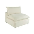 thumbnail image 3 of Cali Natural Performance Fabric Armless Chair, 3 of 4