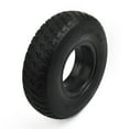 thumbnail image 1 of LEFU for Solid Tire 2.80/2.50-4 for Elder Mobility Scooter Non-Inflatable Battery Car Wheel Replacement 220MM Diameter 65MM Height 500KG Load Capacity Polyurethane Rubber Black, 1 of 9