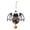 C, variant on AZXY Halloween Decorations, LED Light Up Pumpkin Wooden Hanging Ornament with Bell, Spooky Ghost Bat Scene Pendant for Indoor Outdoor Home Window Fireplace Halloween Party Tree Doorway Scene Layout