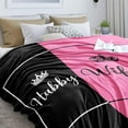 thumbnail image 2 of LHSHID Wedding Gifts for Couples Wife Anniversary Blanket Flannel Soft and Comfortable Anti static Bed Sofa Blanket 40x50in, 2 of 6