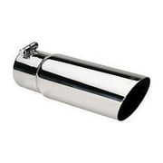 Stainless Single Wall Angle Exhaust Tip