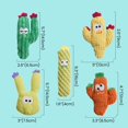 thumbnail image 3 of Catnip Toys Pawsible Cactus 100% orgánico para gatos de interior x5, 3 of 7