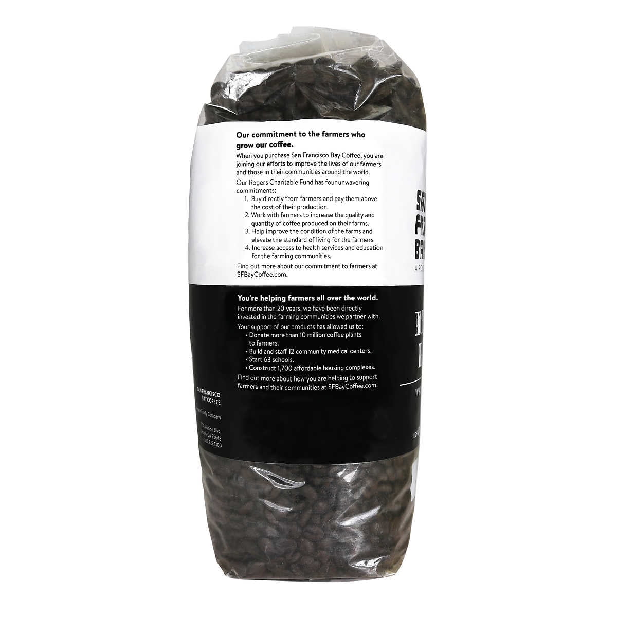 San Francisco Bay, French Roast Coffee, Whole Bean, 3 Pounds