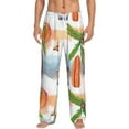 thumbnail image 2 of Goofa Gnome and Surfing Printed Soft Pajama Pants for Men, Wide Leg Comfy Casual Lounge Yoga Pants-Large, 2 of 9