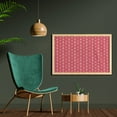 thumbnail image 2 of Nautical Wall Art with Frame, Grunge Anchor with Polka Dots Pattern, Printed Fabric Poster for Bathroom Living Room, 35" x 23", Coral Dark Seafoam, by Ambesonne, 2 of 2
