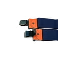 thumbnail image 4 of MELOTOUGH Heavy Duty Clip Suspenders for Men Men s Adjustable X Back Mens Suspenders Straps with Clips Navy Blue, 4 of 5