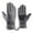 Gray, variant on Dyfzdhu WindproofGloves Watertight Outdoor Gloves Winter Non Slip Adult Fleece Riding Warm Gloves Black