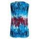 thumbnail image 4 of ICHUANYI Clearance Women Plus-Size Fashion Sleeveless Round-Neck Printing Casual Blouse T-shirt Tops(Blue, XXL) ICHUANYI WER2023081503540, 4 of 4