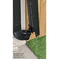 thumbnail image 4 of TDL Gutter Systems® Black Magnetic Retention Clip with Steel 2x3" B Style Downspout Flip Up Hinge , 4.2 in, 2.6 in, 1 Piece, 4 of 11