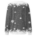thumbnail image 4 of EHQJNJ Chandail en Molleton pour Femmes Col Rond Chandails en Molleton Graphiques pour Femmes Chandails en Molleton Décontractés de Noël Col Rond Manches Longues Tuniques Mignonnes Pulls Amples, 4 of 5
