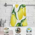 thumbnail image 6 of GZHJMY Lemon Soft Hand Towels, 2 Pcs Absorbent Bath Towel Decorative Fingertip Towels for Bathroom Gym Spa Hotel Beach Swimming Pool,14.4"x 28.3", 6 of 7