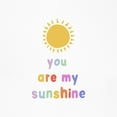 thumbnail image 2 of Straatsma, Leah 26x26 White Modern Wood Framed Museum Art Print Titled - You Are My Sunshine, 2 of 4