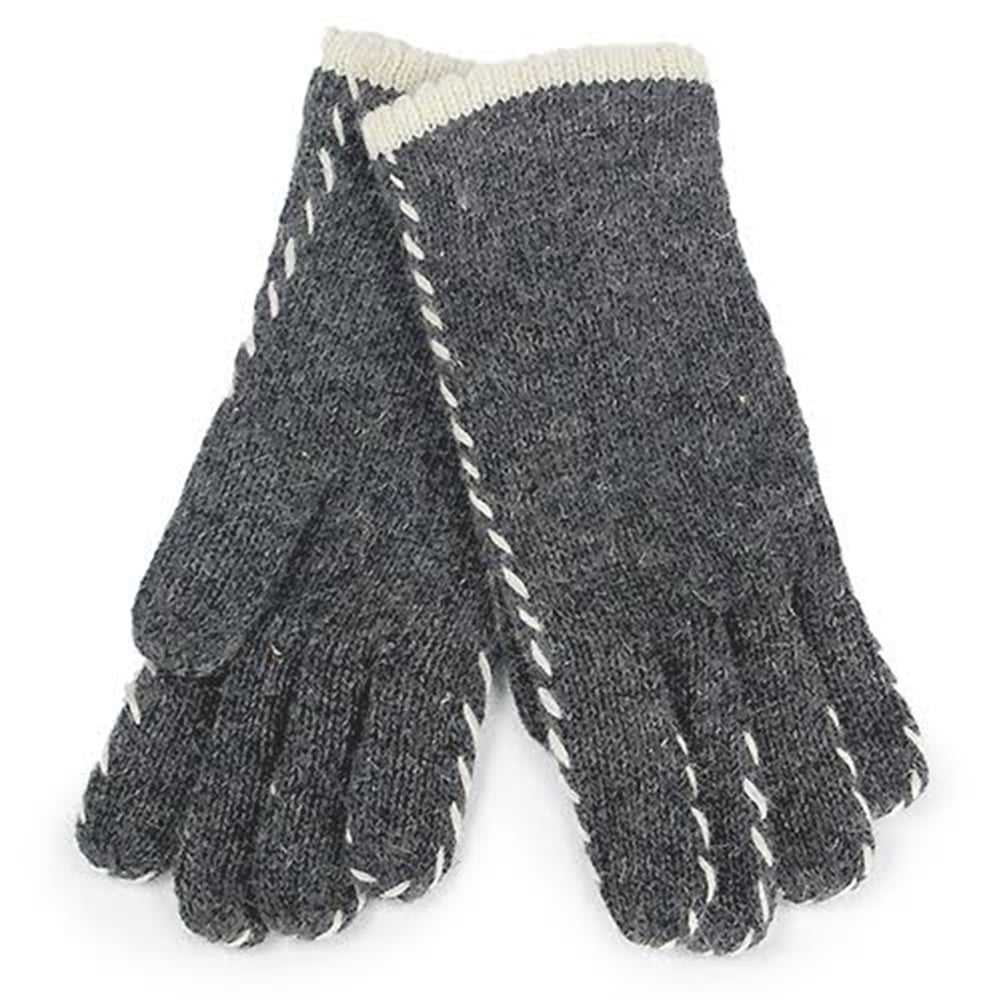 StylesILove Women Knitted Winte Wool Blend Hand Warmer Gloves (Stitch ...
