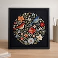thumbnail image 4 of FLOPESN 4Pcs DIY Birds Flowers Pattern Hand Embroidery Kit, 5.9*5.9inch, Beginner-Friendly Round Hoop Decorative Painting Kits with Hoop, 4 of 8