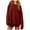 Wine, variant on Kaemgyyd Two Piece Sets for Women Fall Outfits Sweatsuit Casual Oversized Long Sleeve Sweatshirt and Sweat Short Sets Matching Set