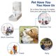 thumbnail image 4 of Dispensador automático de agua y comida por gravedad para perros y gatos, con cuenco para comida para mascotas, 4 of 4