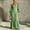Army Green, variant on Women's Elegant Off The Shoulder Puff Sleeve Elastic Ruffled Neckline Slim Maxi Dress with Side Pockets for Beach Light Blue,M