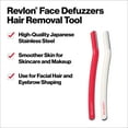Revlon Face Defuzzer Hair Removal Tool, Dermaplaning Tool Kit, 2 Count