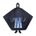 thumbnail image 2 of Impermeable Para Motocicleta Vimi Resistente De Lluvia Con Capucha Unisex Negro, 2 of 3