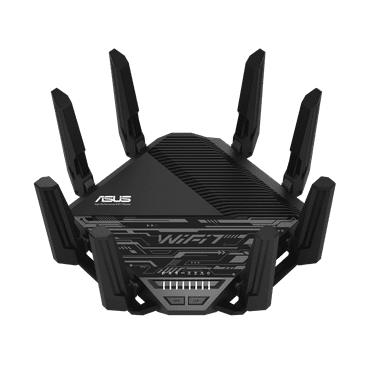 ASUS RT-BE96U Tri-Band WiFi 7 Performance Router, Dual 10G Port, 320Mhz, MLO, Multi-RU puncturing, AiMesh Compatible