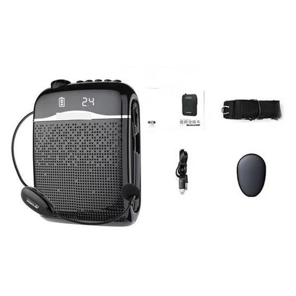 Wired/2.4G Wireless Voice Amplifiers Microphone 5.0 Speaker Teacher School Tour Guide 20W Portable FM Radio Megaphones