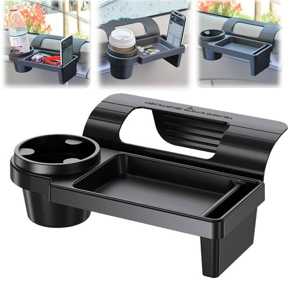 Multifunctional Car Storage Tray Organizer, Door Cup Holder And Side Hanging Storage Rack