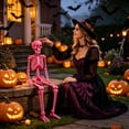 thumbnail image 5 of SUYOLL Halloween Decorations Skeleton Desktop Ornament For Festive Home Party Indoor Decal, 5 of 8