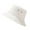 White, variant on Summer Hats for Women Unisex Pure Denim Bucket Hat UPF 50 Packable Summer Beach Black M