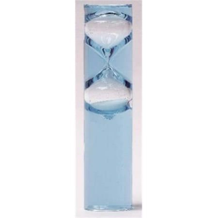 G. W. Schleidt STC9005-B 5 Minute Blue Liquid Glass Gravity Timer - 8 inch