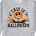 thumbnail image 3 of The Nightmare Before Christmas - This Is Halloween - Men's Crew Neck Fleece Pullover, 3 of 5