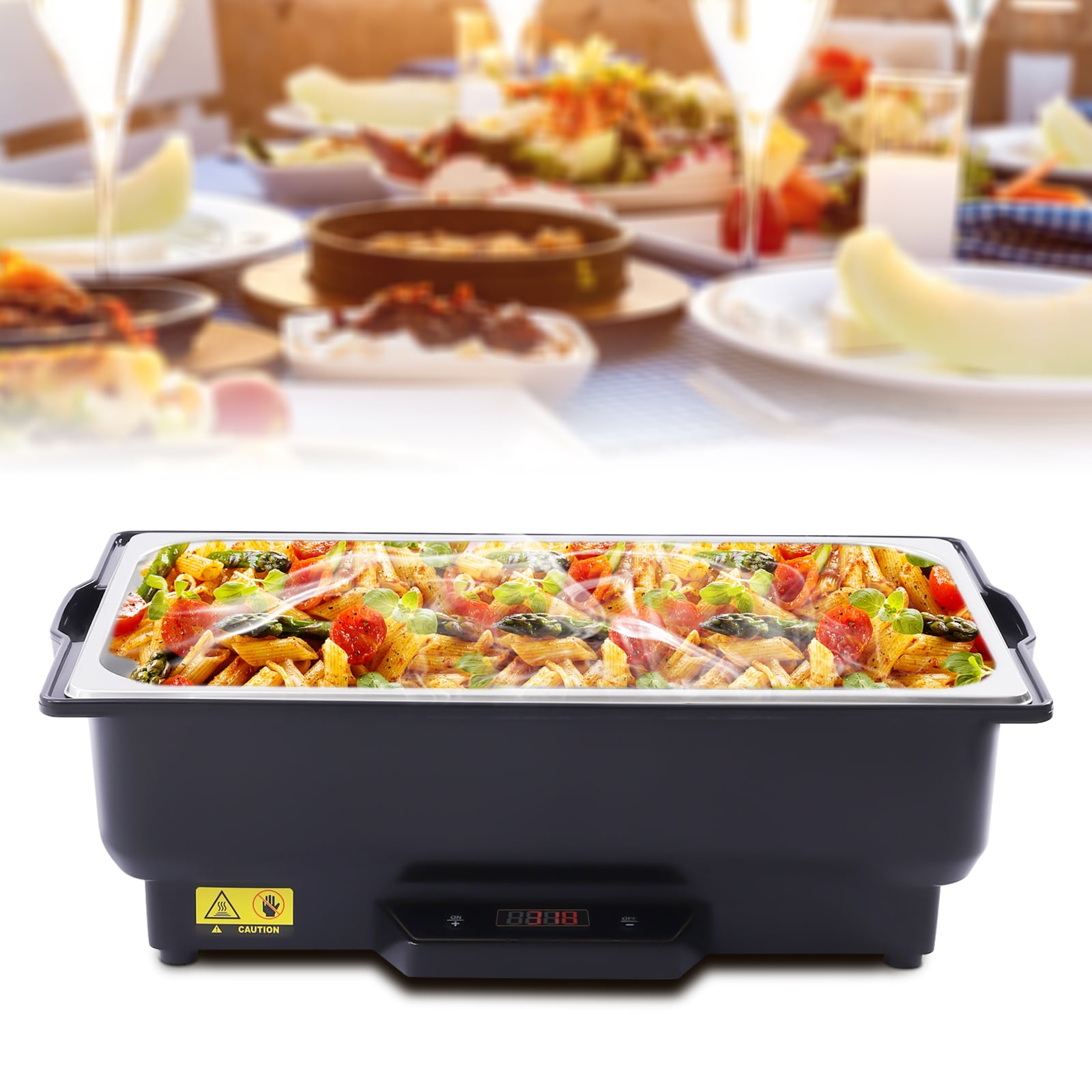 Buy Electric Chafing Dish Buffet Warmers Chafer for Catering Warming Trays for Food Temperature