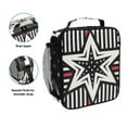 thumbnail image 2 of ALAZA American Flag Stripe Lunch Box Insulated Lunch Bag Reusable Thermal Cooler Tote School Picnic, 2 of 6