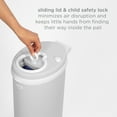thumbnail image 6 of Ubbi Stainless Steel Diaper Pail, Odor Locking, No Special Bag Required, Award-Winning, Registry Must-Have, Gray, 6 of 10