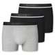 thumbnail image 1 of SCHIESSER Paquete de 3 Pantalones Cortos para Hombre - Serie "95/5", Calzoncillos, Cintura con Logotipo, lisos, S-2XL Negro/gris XL (X-Large), 1 of 5