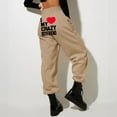 thumbnail image 2 of Rovga Women Pants Straight Sweatpants Lined Joggers Pants Workout High Waist Yoga Pants Pockets Workout Outwear, 2 of 3