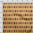 thumbnail image 2 of oneOone Viscose Jersey Fabric Argyle Ikat Printed Fabric 1 Yard 60 Inch Wide, 2 of 5